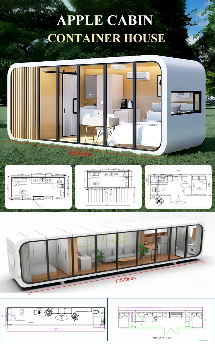 Prefab Apple Cabin Design