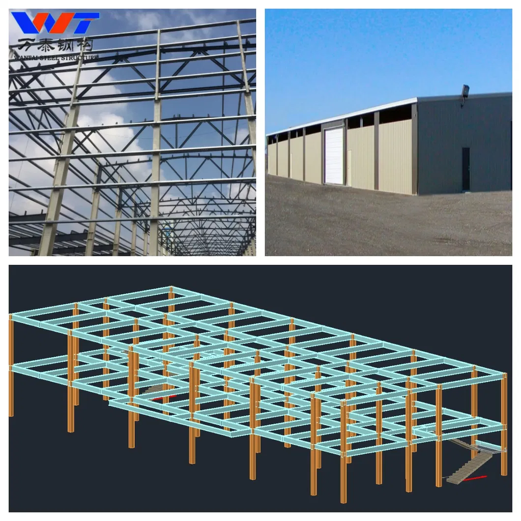 Aerial Iron Structure Corridor