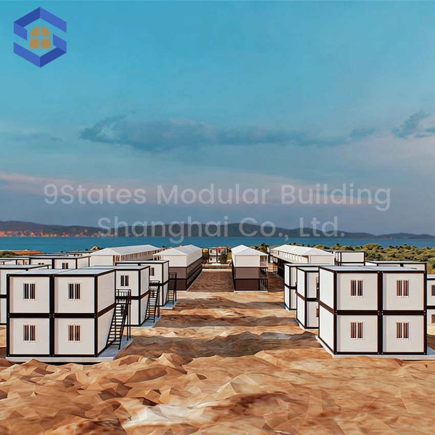 Solar-Hybrid-Powered Prefabricated Container Modular House Temporary Classrooms