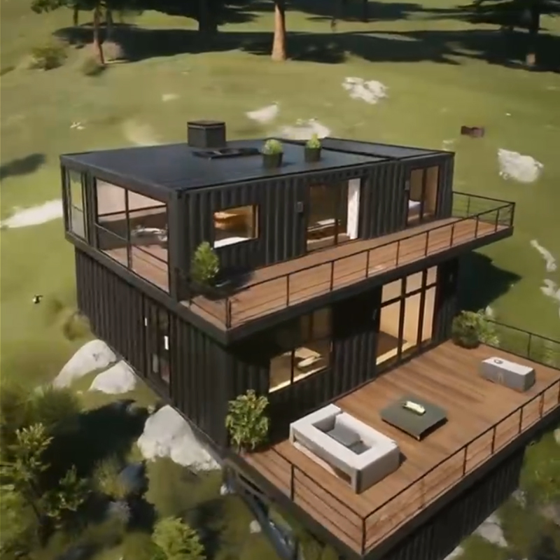 Stylish and Eco-Friendly Prefabricated Container House for Smart Living