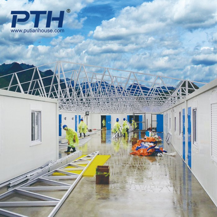 Low Cost Prefabricated Container House as Modular Building in Philippines