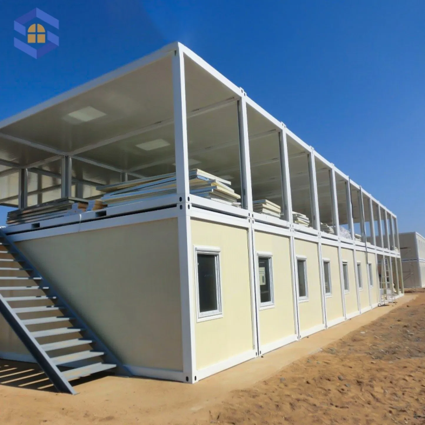 Multi-Story Portable Compact Combined 10FT/20FT/30FT/40FT Prefabricated Container-Based Office Unit