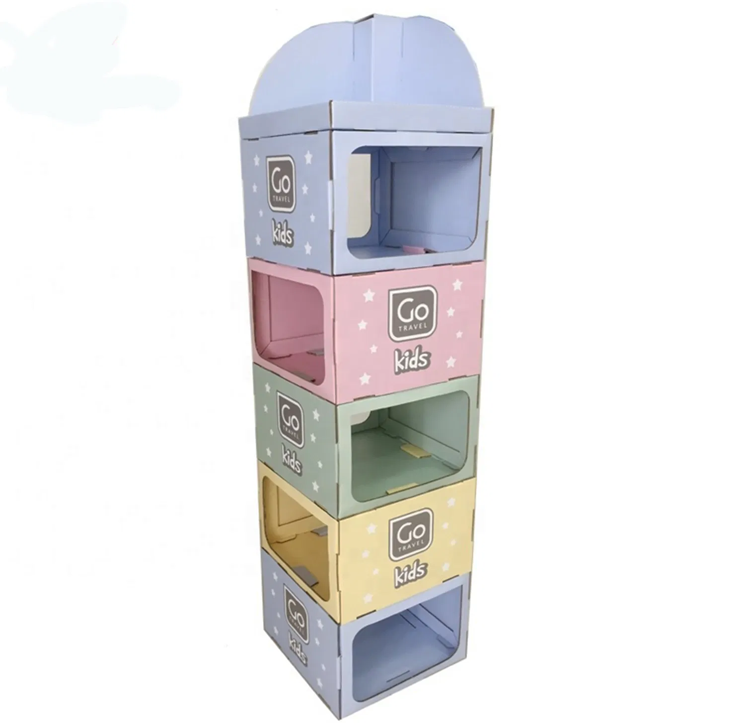Plastic Baby Products Display Stand, Milk Bottle Pop POS Display Unit