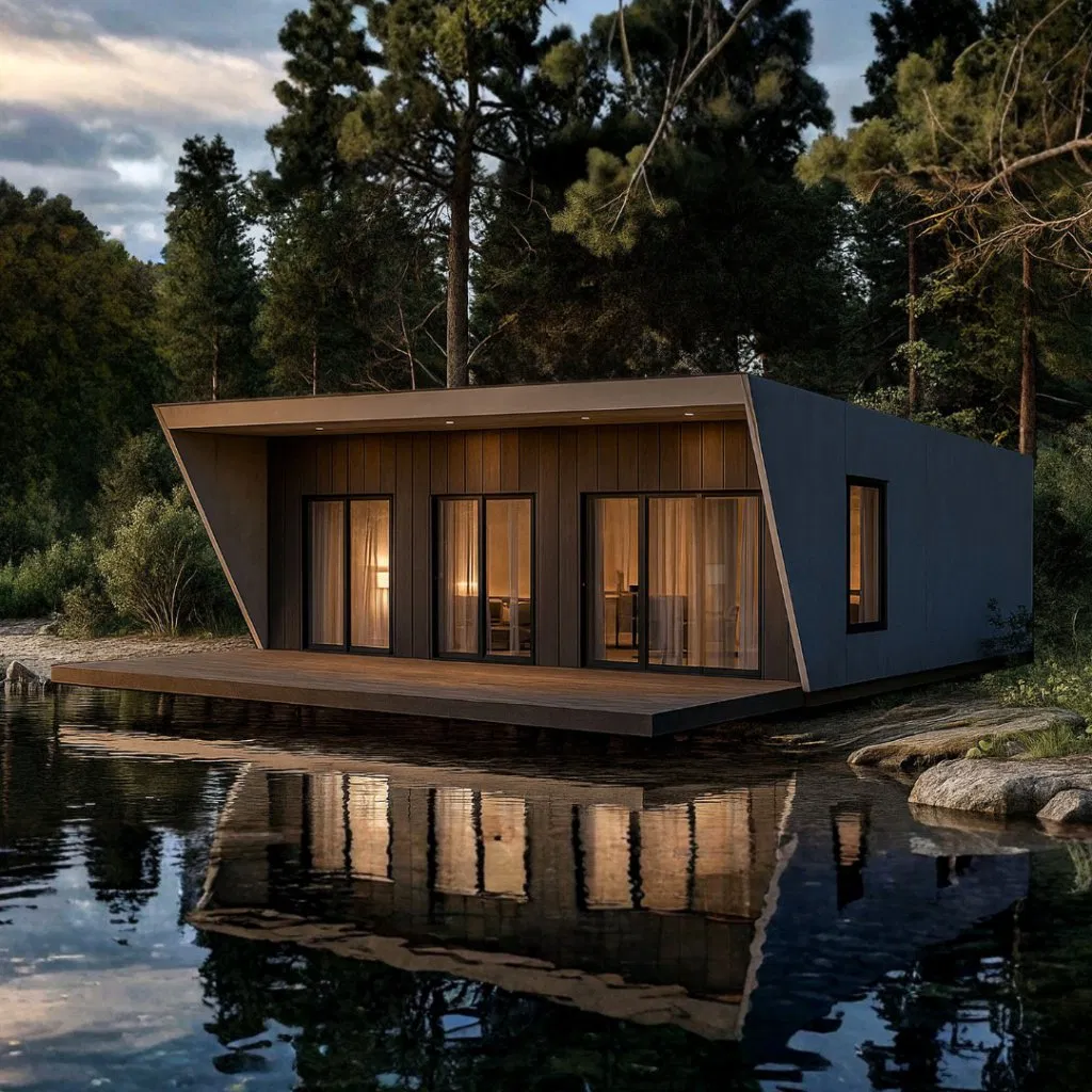 Modular Space Capsule Cabin for Eco-Friendly Resorts and Campsites