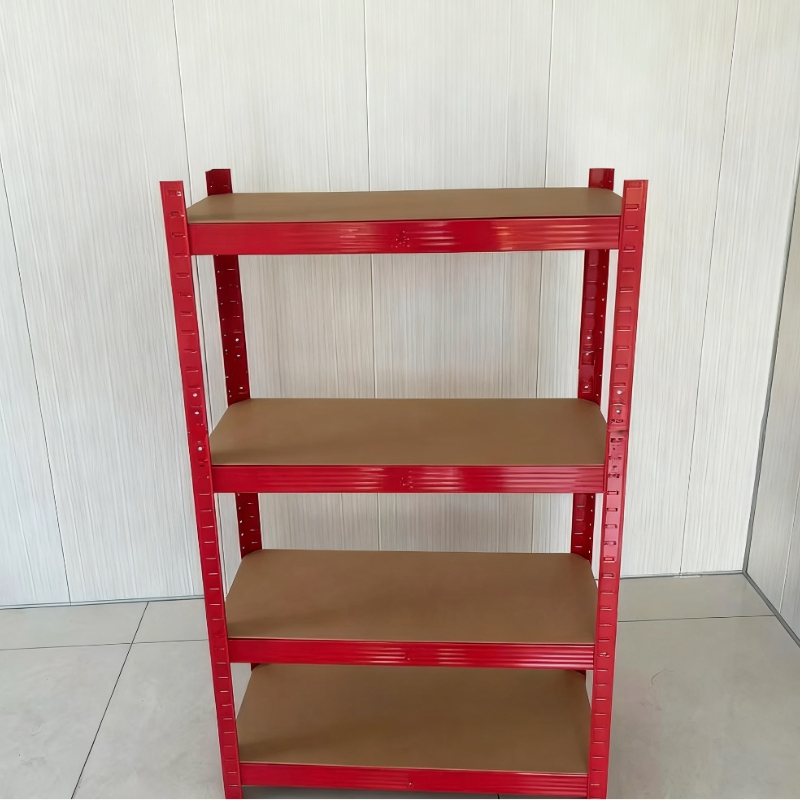 White Blue Red Storage Unit with Configurable Tier Design for Businesses