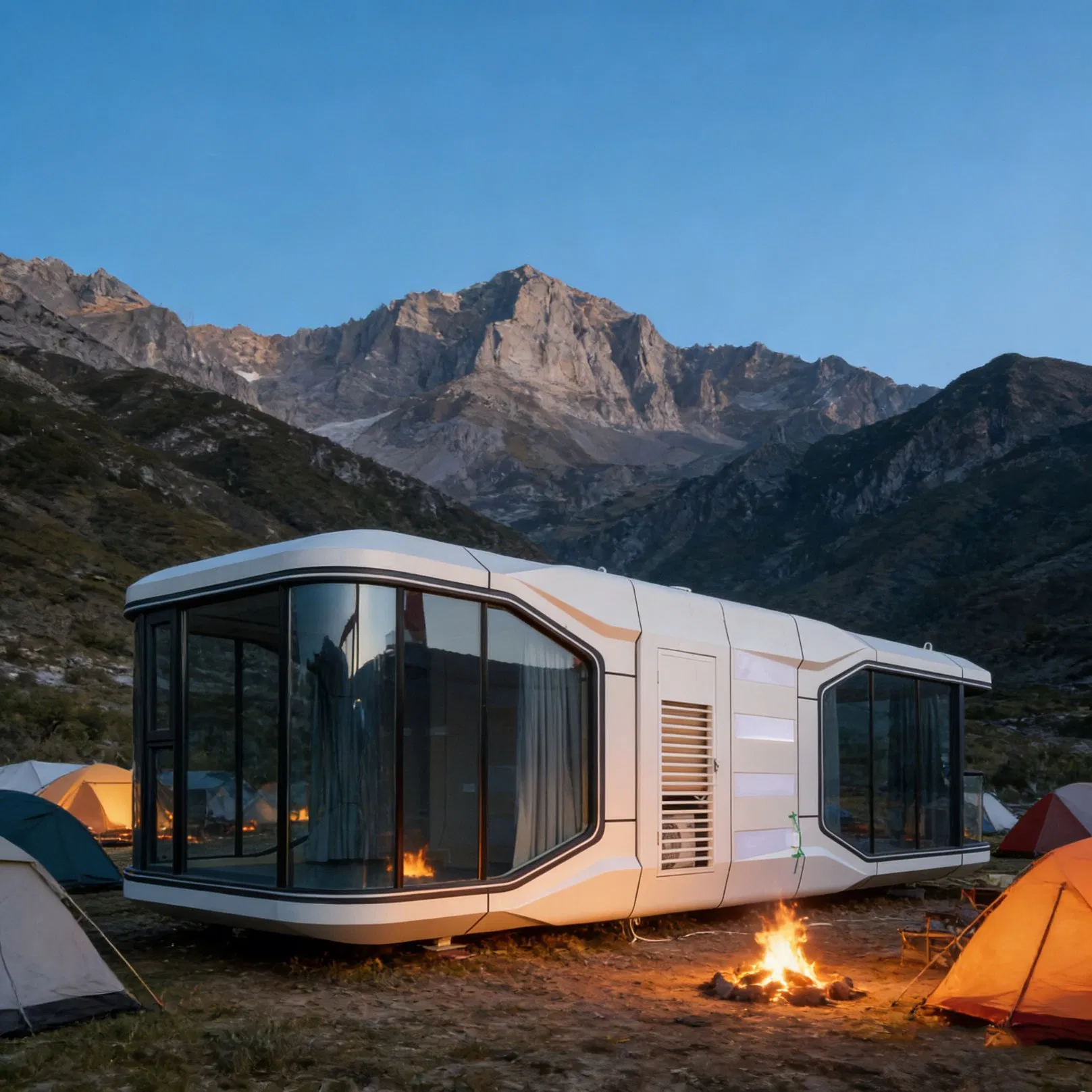 Portable Space Capsule Capsule Hotel Mobile Space Capsule Pest Resistant Rainforest Camp Unit