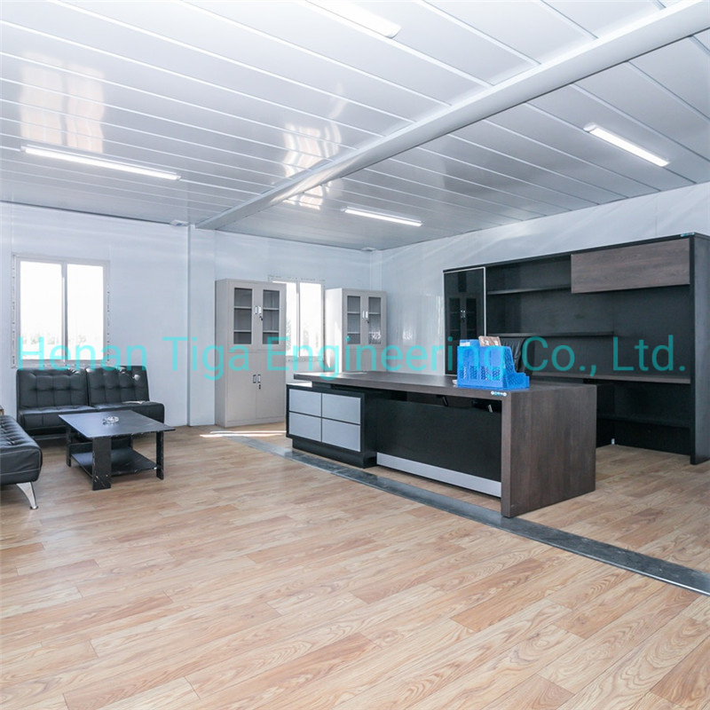 Two Storey Modular Worker Living Construction Site Office Prefabricated Foldable Container House