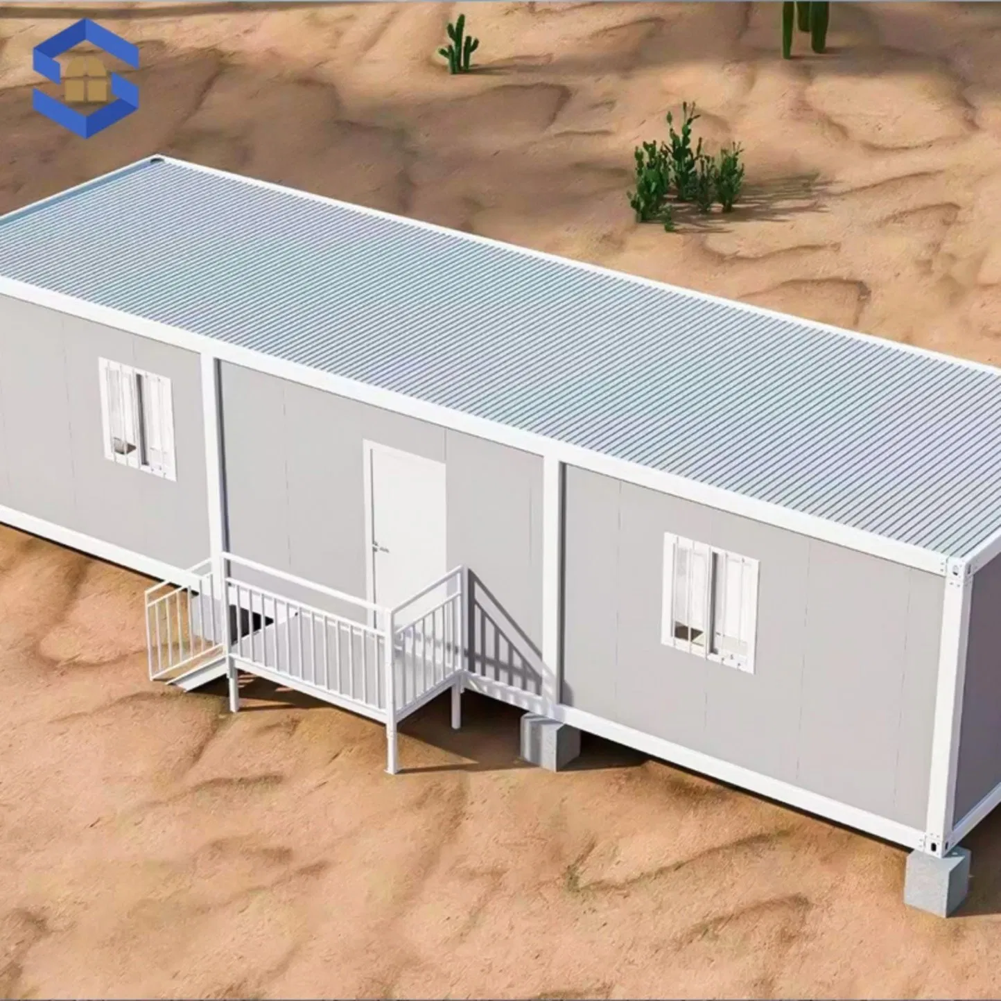 10FT/20FT/30FT/40FT Modular Portable Prefab Insulated Sandwich Panel Container Office Unit