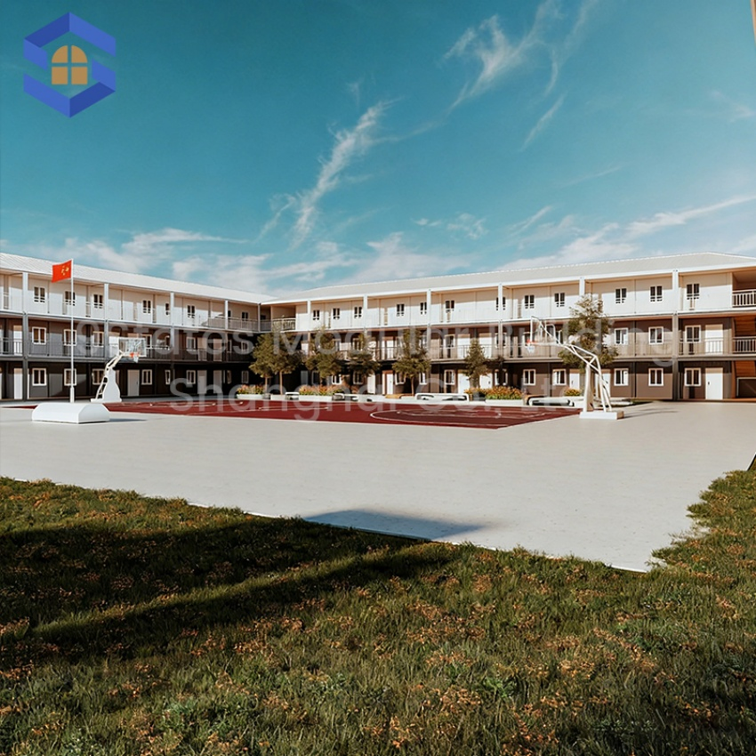 Steel Building Modular Portable Prefab House Container Classroom Temporary Classrooms