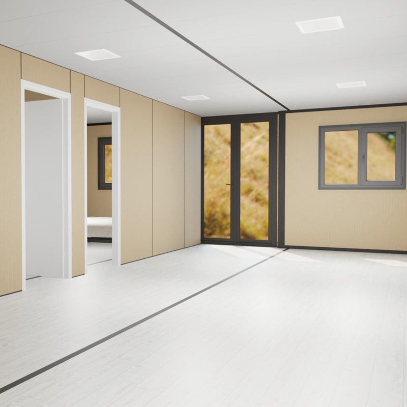 Foldable 30-Foot Double-Wing Expansion Container Tiny House for Sale, with Bedroom, Living Room, Kitchen and Bathroom