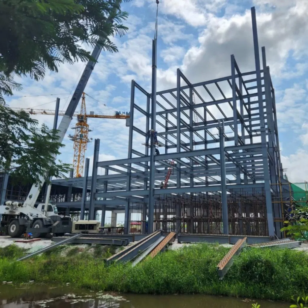 Prefab Steel Structure Office Building Modular Room Multi 2 Storey Portable 20FT 40FT Mobile Construction Site Container House