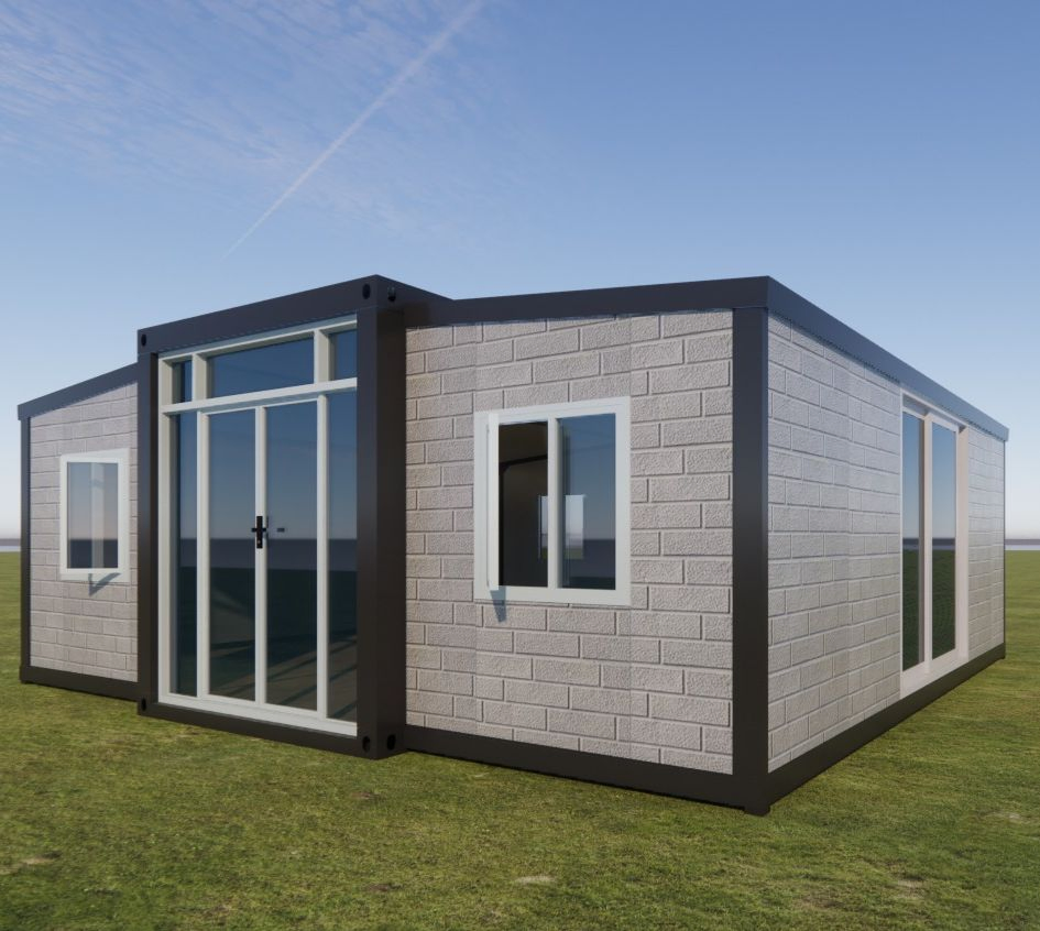 20FT 40FT Expandable Steel Container House 3 Bedrooms Mobile Home Modern Design Eco-Friendly
