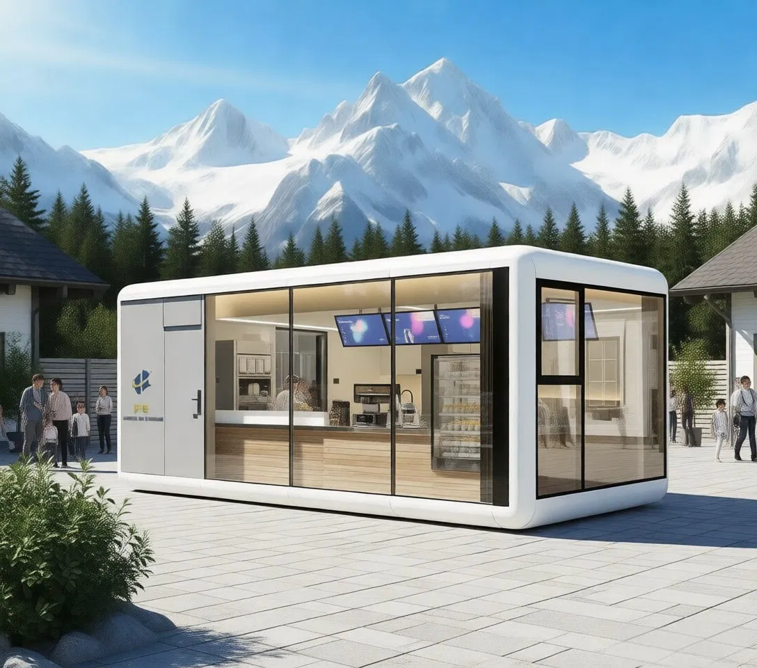 Site Office Cabin Durable Prefab Container House for Construction Camp and Mining Project
