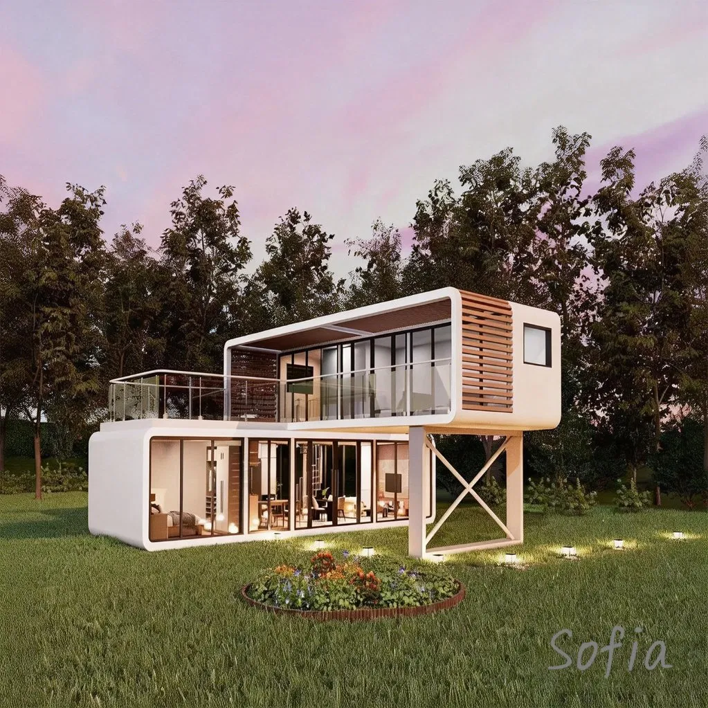 Modern Design Modular Apple Cabin Smart Container House for Resort