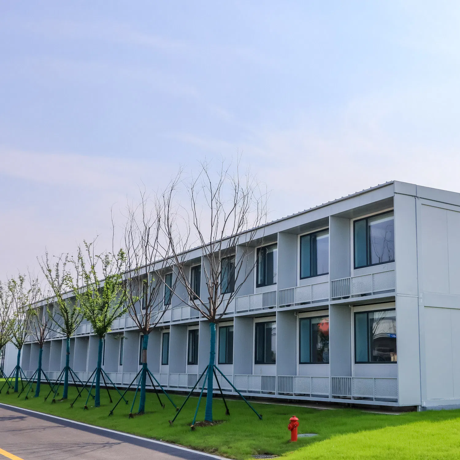 Shelter for Accommodation Pre Fabricated Metal Office Buildings Construction Prefabricated Classroom Container House