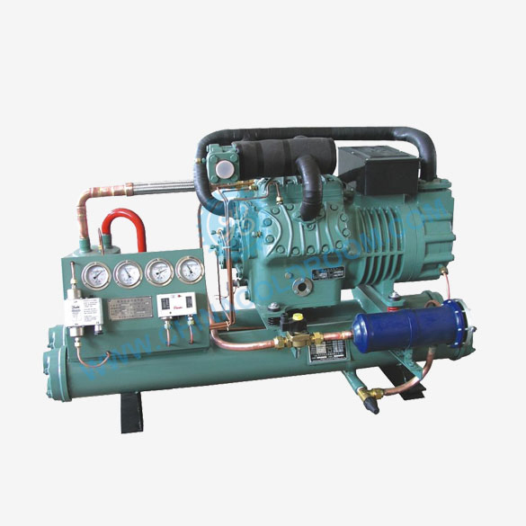 Integrated Condensing Unit Container with Evaporation Condenser