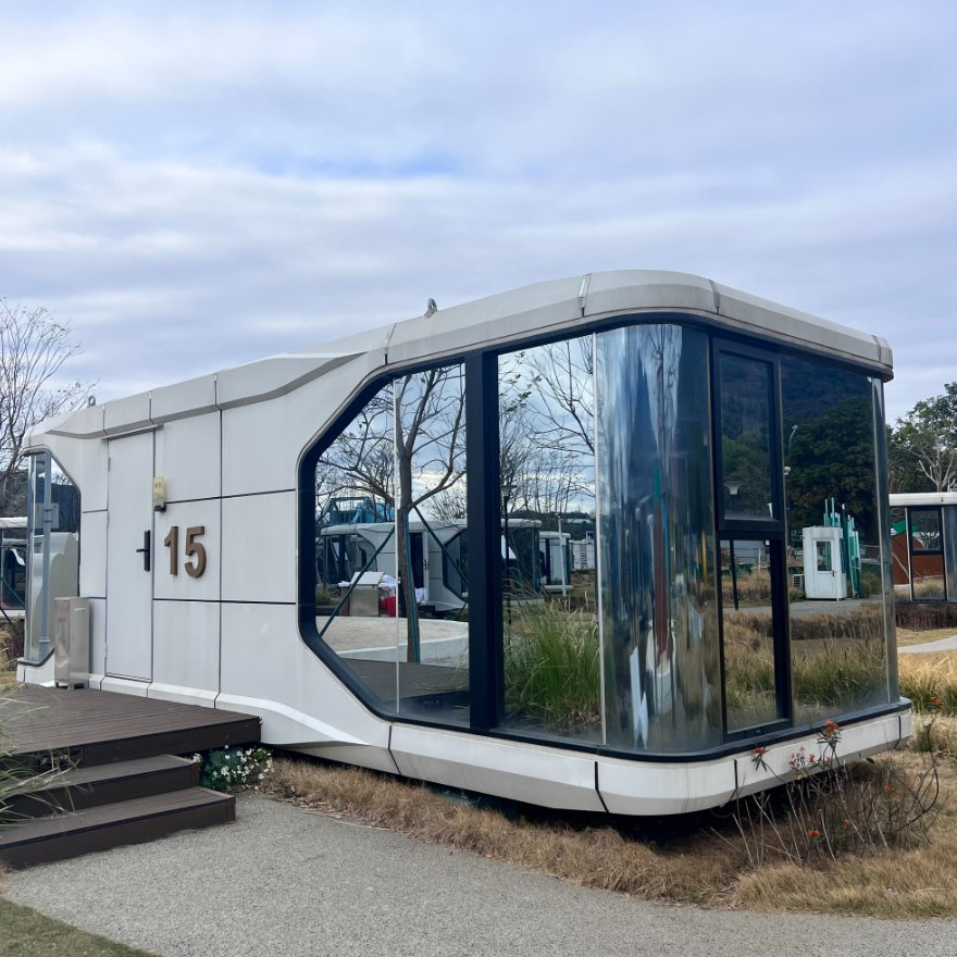 Portable Space Capsule Capsule Hotel Mobile Space Capsule Pest Resistant Rainforest Camp Unit