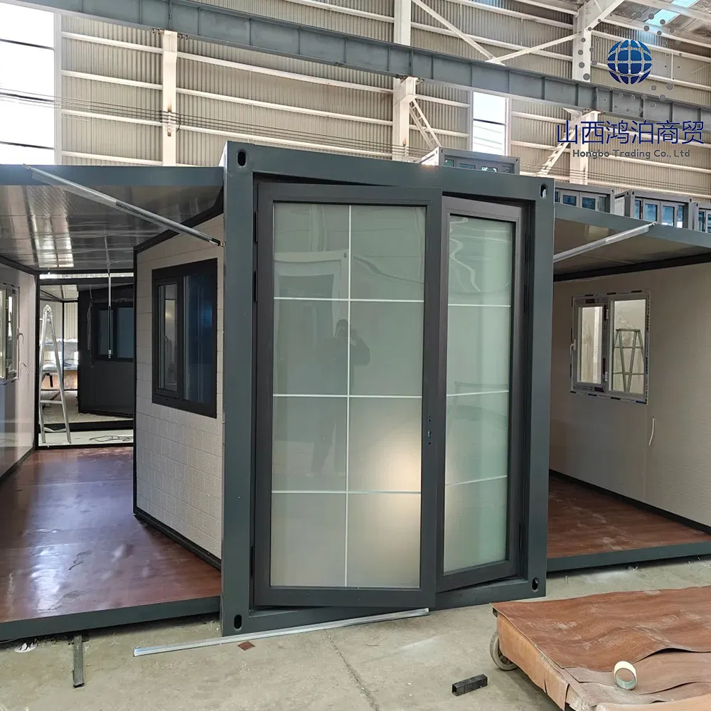 Prefabricated Double-Wing Folding Expandable Container-Style Mobile House with Independent Bathroom