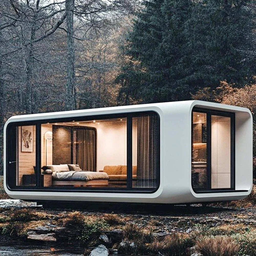 40FT Cold-Galvanized Steel with Smart Temperature Control for Ski Resort Lodges Apple Cabin