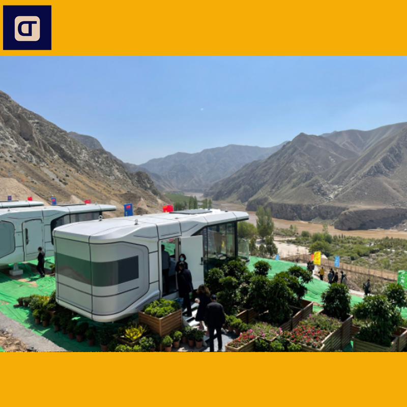 Solar Powered Luxury Prefab Modular Capsule Apple Cabin Tiny Office Pod Prefabricated House Smart Apple Cabin Container House