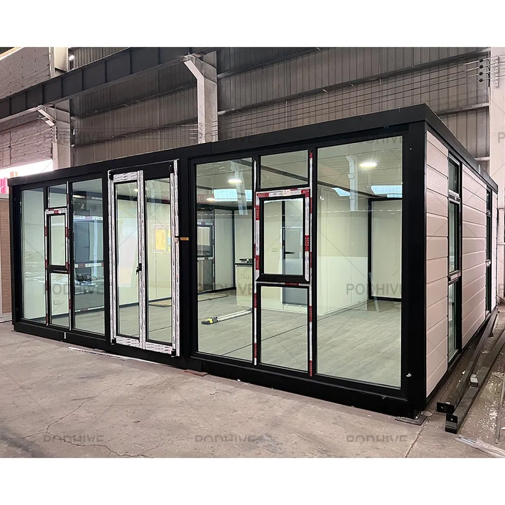 Best Price 20FT Eco-Friendly Customized Temporary Foldable Detachable Shipping Container House for Use as a Coffee Bar Bedroom Fertig Haus