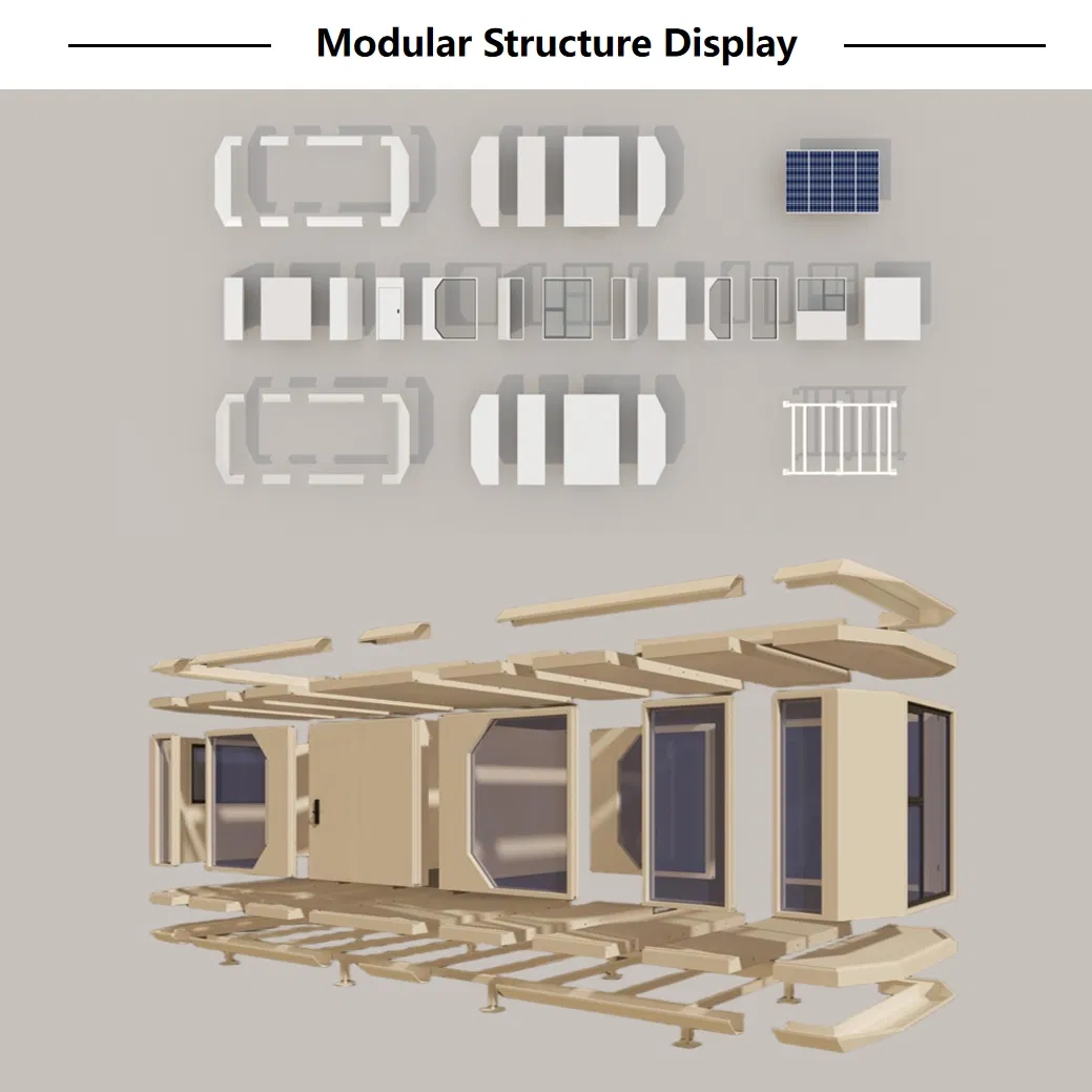 Modular Capsule House Flat Pack Cabin for Remote Tourism Projects Easy Transport Capsule Hotel Room for Resort Developers