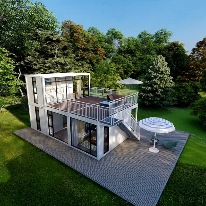 off-Grid Container Apartment House for Remote Eco-Tourism Projects