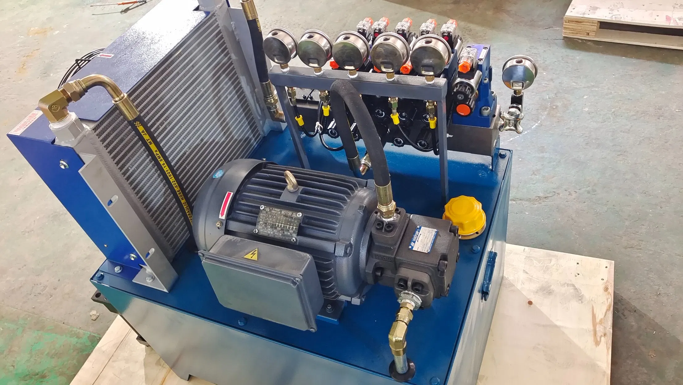 Customized 4kw Hydraulic Power Station High-Pressure High-Flow Hydraulic Power Unit for Container Lifting Heavy Machinery New
