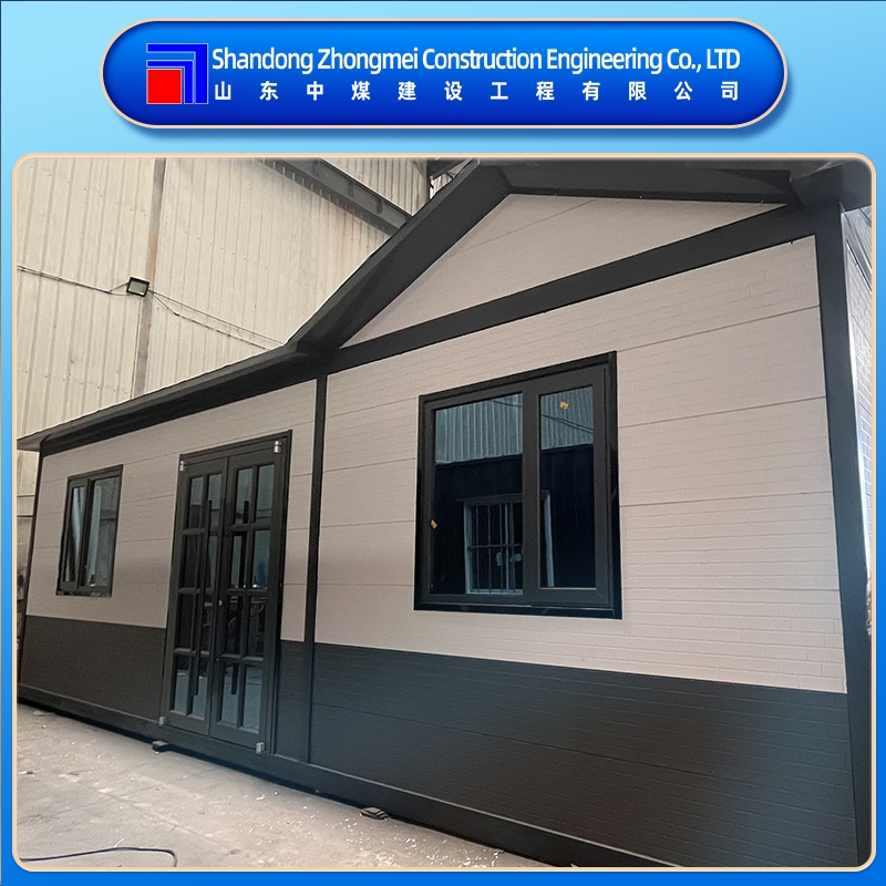Two-Story Modular Container House for Emergency or Temporary Housing Eco Friendly Prefabricated House Smart Living with Green Materials Sustainable Smart Living