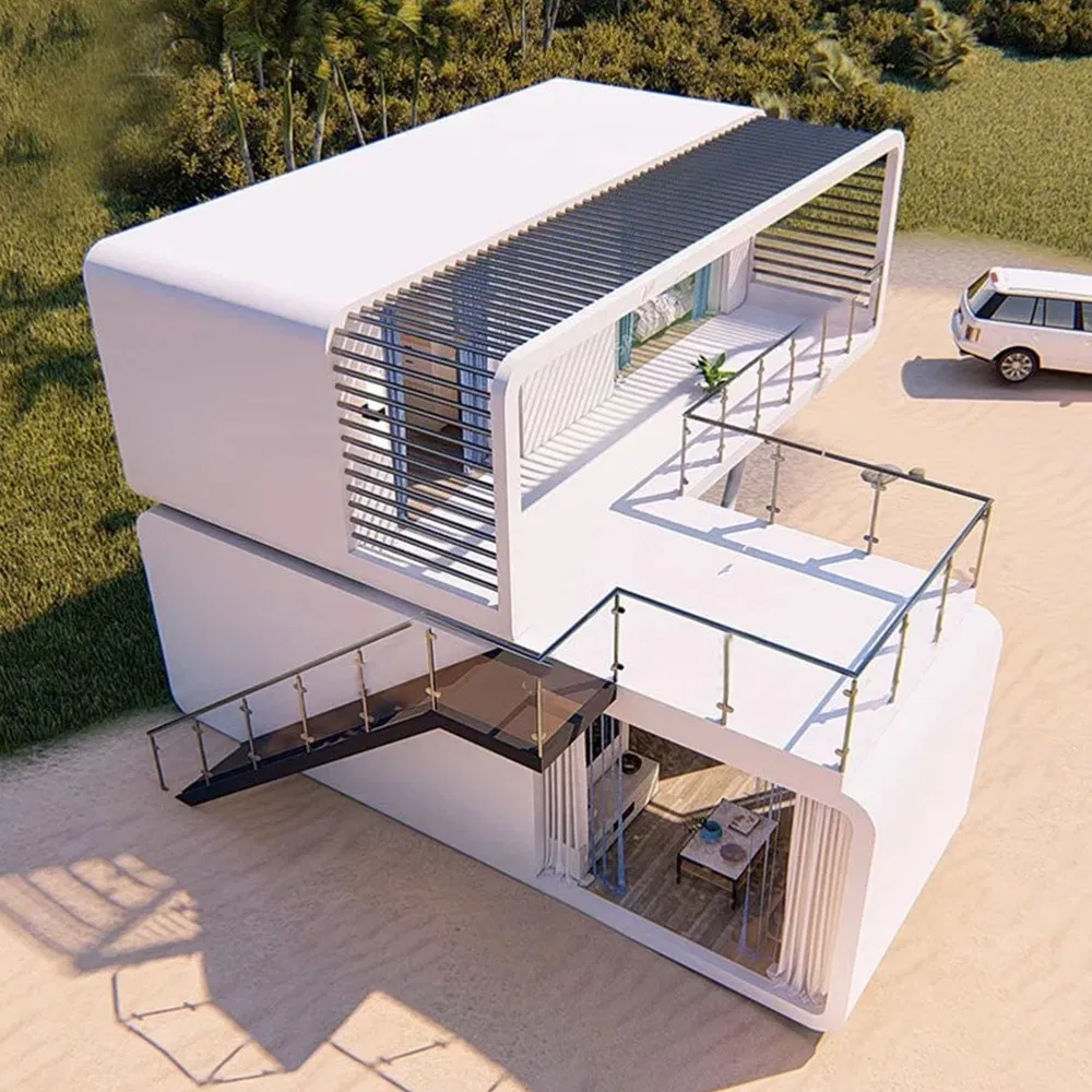 40FT Insulated Composite with Heated Outdoor Jacuzzi for Luxury Ski Resorts Apple Cabin