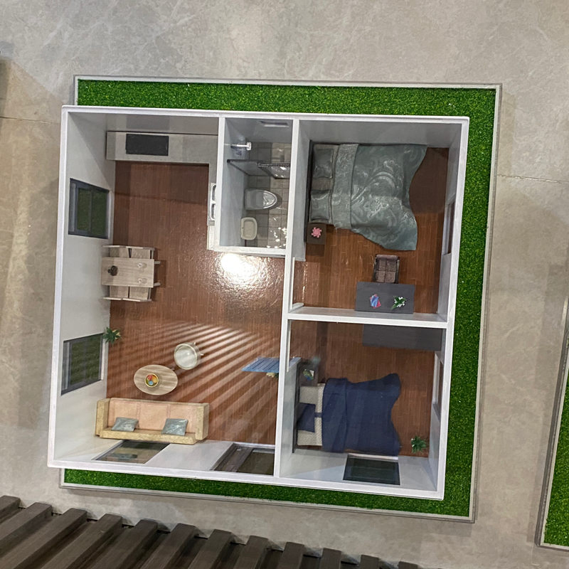 Modular Home Pull out Prefab Portable Home Double-Wing House Fold out Sliding Expandable Container House