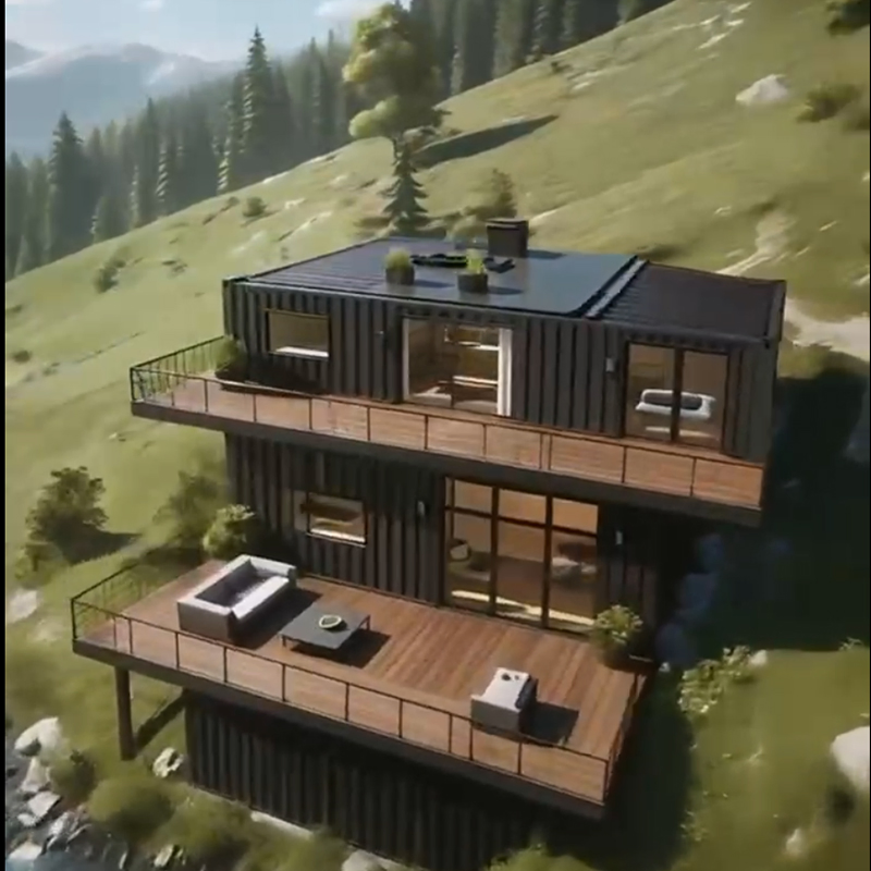 Stylish and Eco-Friendly Prefabricated Container House for Smart Living