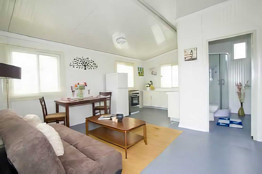 Luxury Villa Solar Power off-Grid Modular 20FT 40FT Expandable Container House Australia Granny Flat 2 3 4 Bedrooms Tiny House