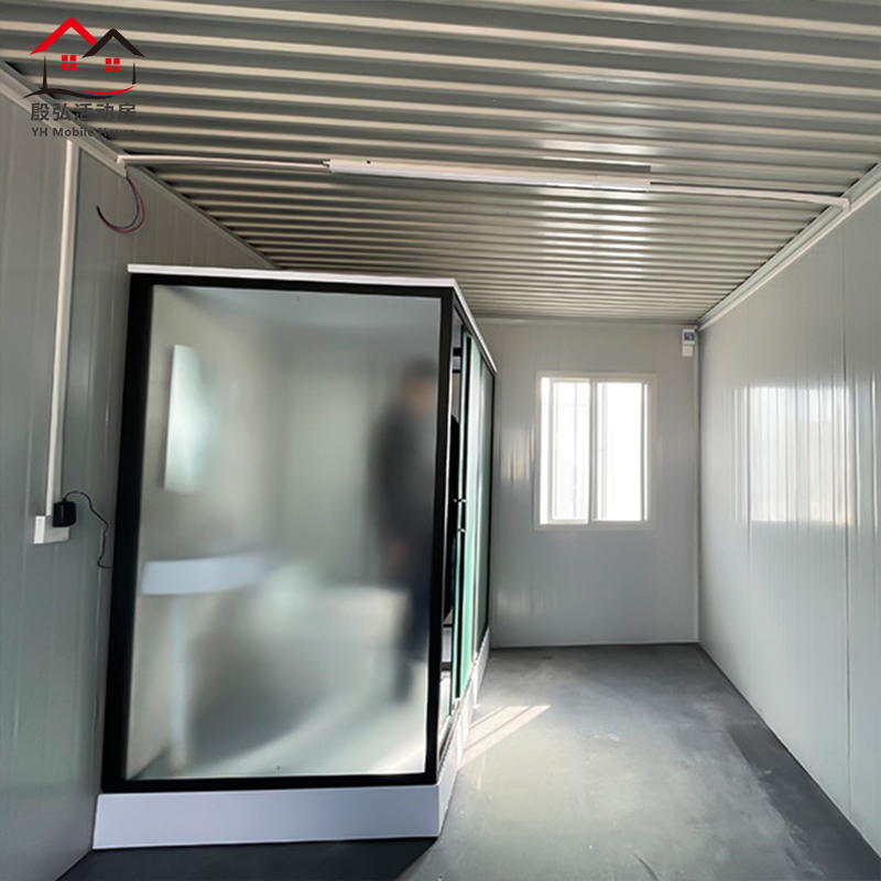 Expandable Container House Modular Home Foldable Portable Prefabricated Eco-Friendly Solar Powered Bathroom Supermarket