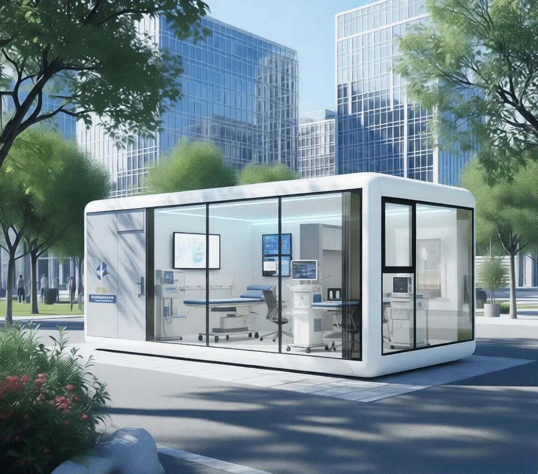 Site Office Cabin Durable Prefab Container House for Construction Camp and Mining Project