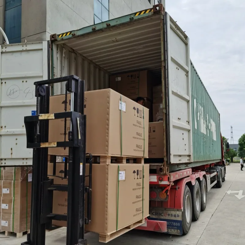 Cardboard box packing