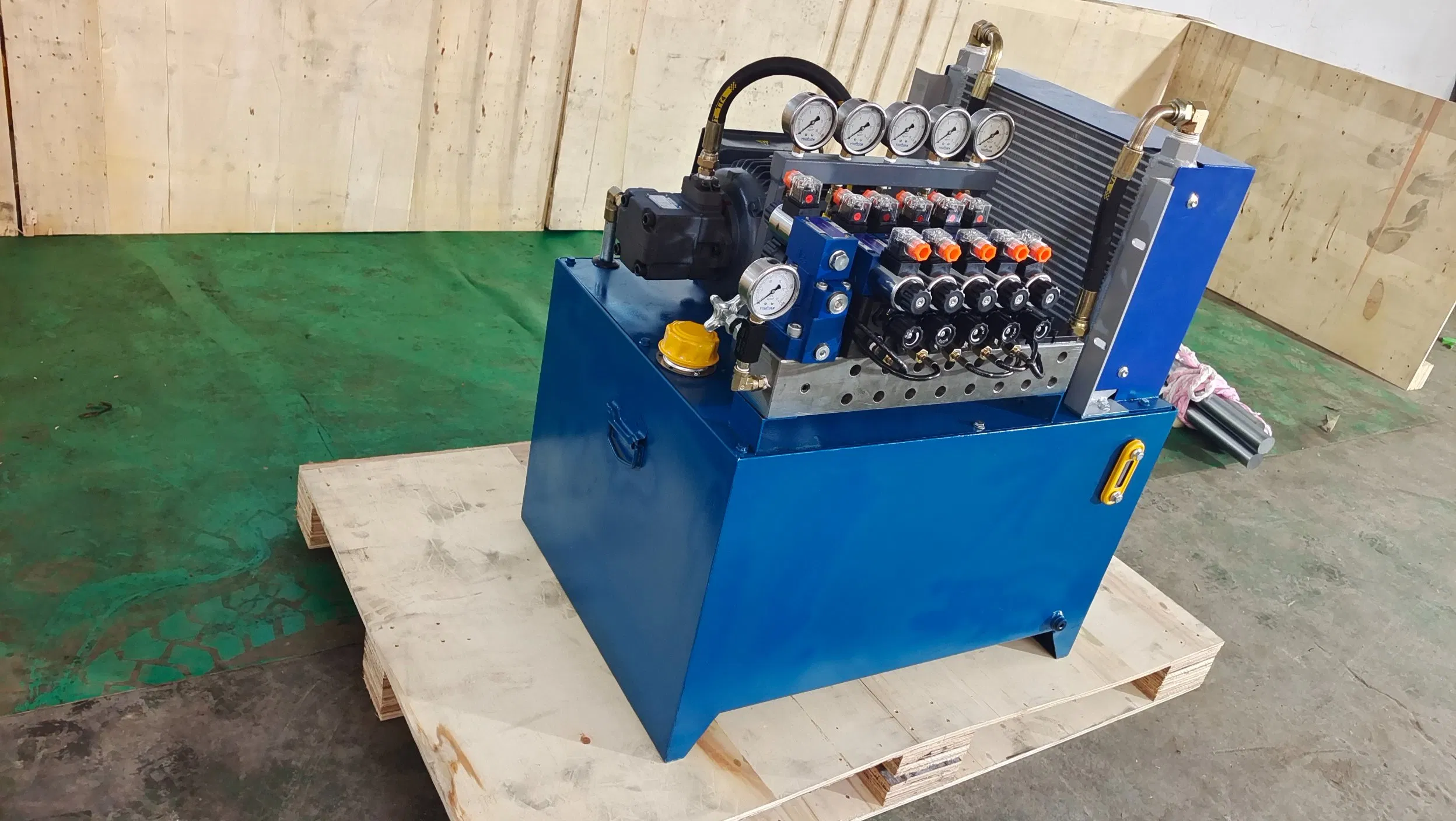 Customized 4kw Hydraulic Power Station High-Pressure High-Flow Hydraulic Power Unit for Container Lifting Heavy Machinery New