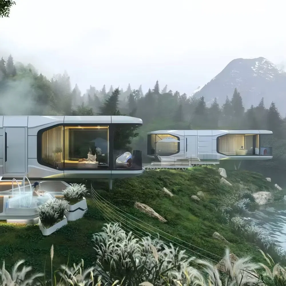 ISO Certified Steel Sandwich Panel Luxury Mobile Living Unit