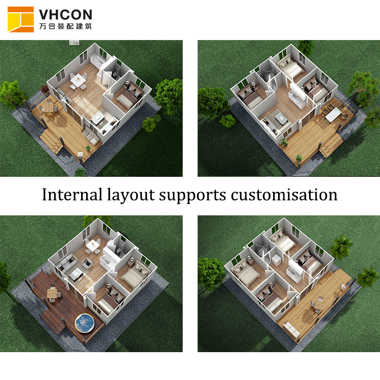 Expandable Prefabricated Containers Houses Maco House 40 FT 20 FT Prefab Container Expandable House Home