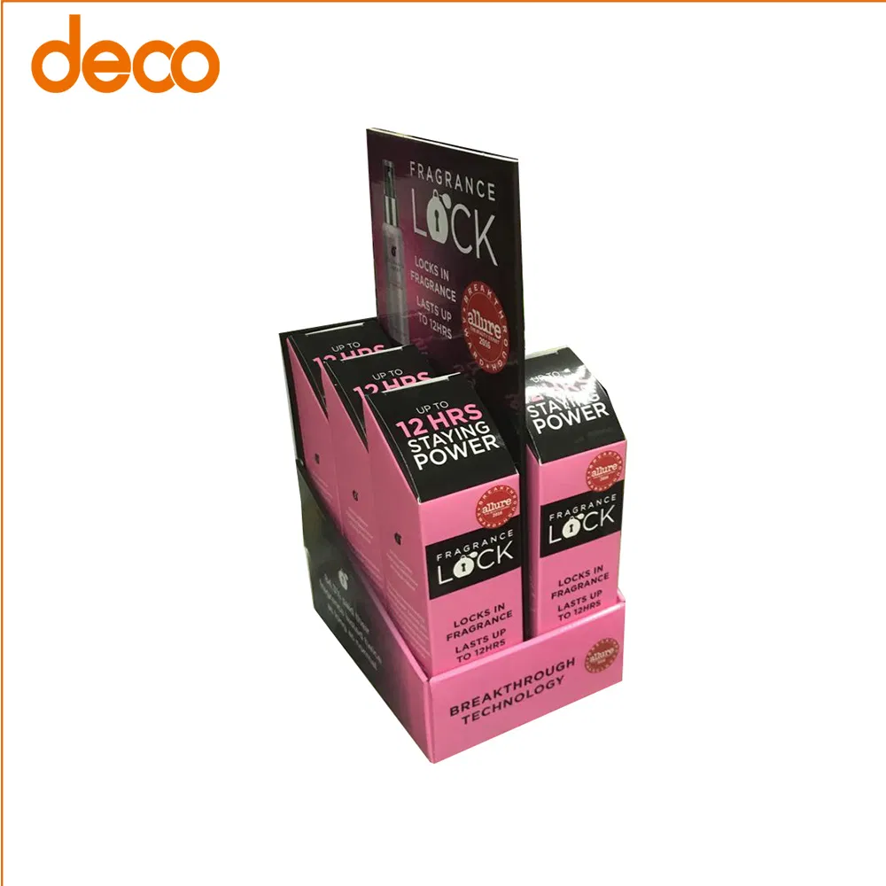 Custom Manufacturing Cosmetics Retail Cardboard Counter Display Units