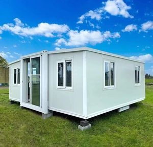 Prefabricated Modular House-Quick Assembly Expandable Container House Kit Customizable, Insulated for Adu, Quick Assembly Tiny House for off-Grid Living