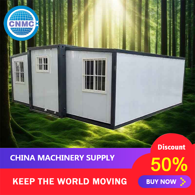 Environmentally Friendly Prefabricated Quick - Assembly 40 - Foot Light Steel Structure Foldable Wing Double - Wing Expandable Container House Guesthouse Hotel