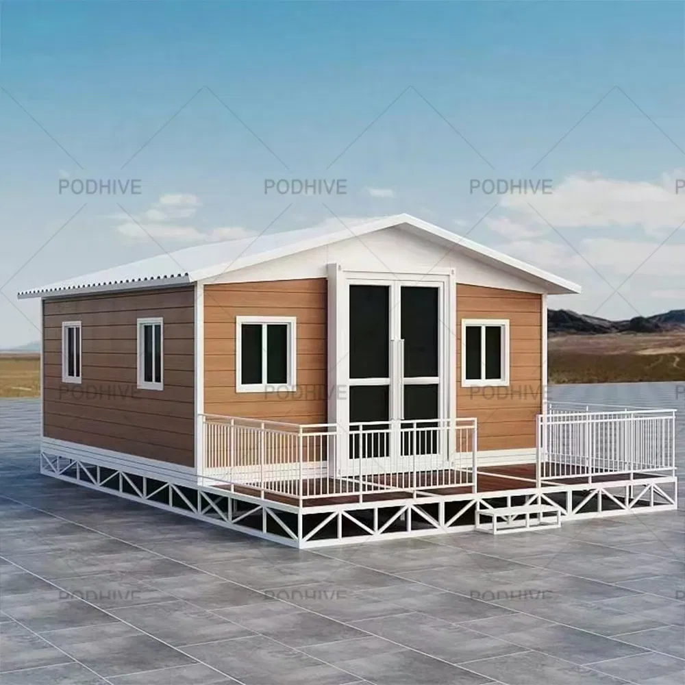 Best Price 20FT Eco-Friendly Customized Temporary Foldable Detachable Shipping Container House for Use as a Coffee Bar Bedroom Fertig Haus
