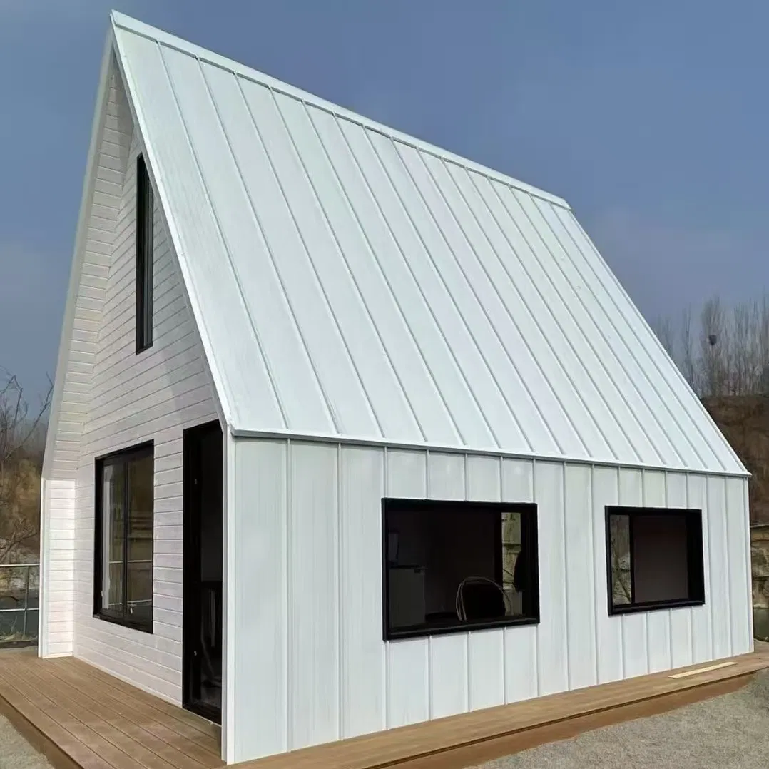 Custmoized Modern Luxury a Frame Capsule House Expandable Container Villa