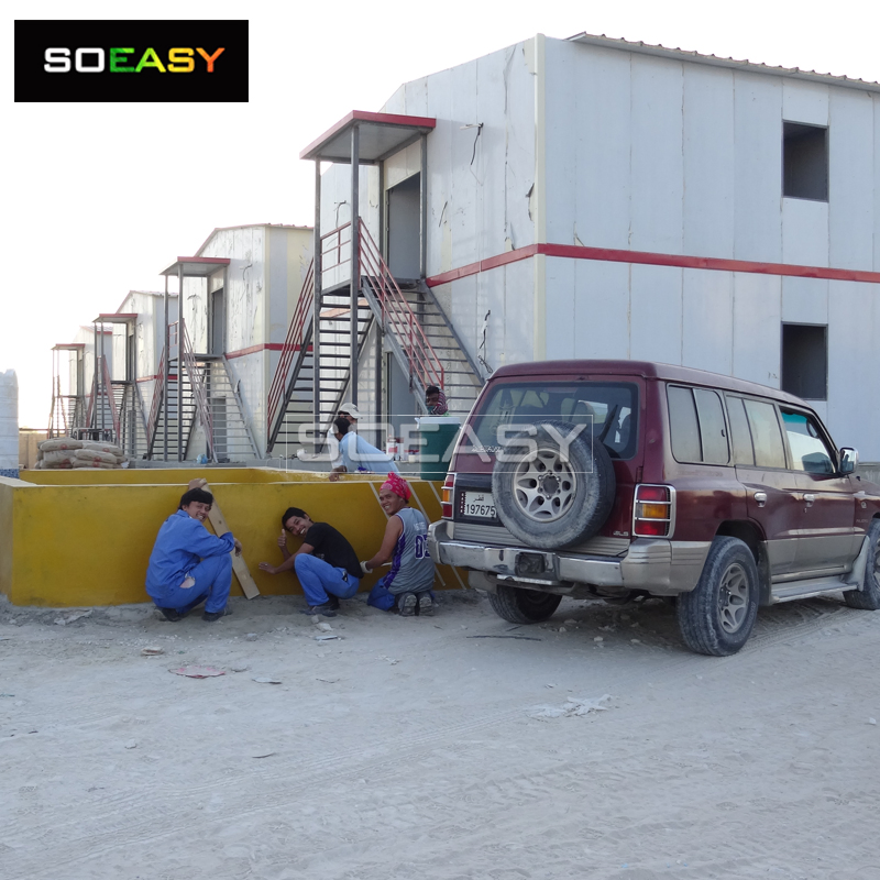 Modern Design Container Storage Units Fast Build Steel Prefab Building for Construction Sites