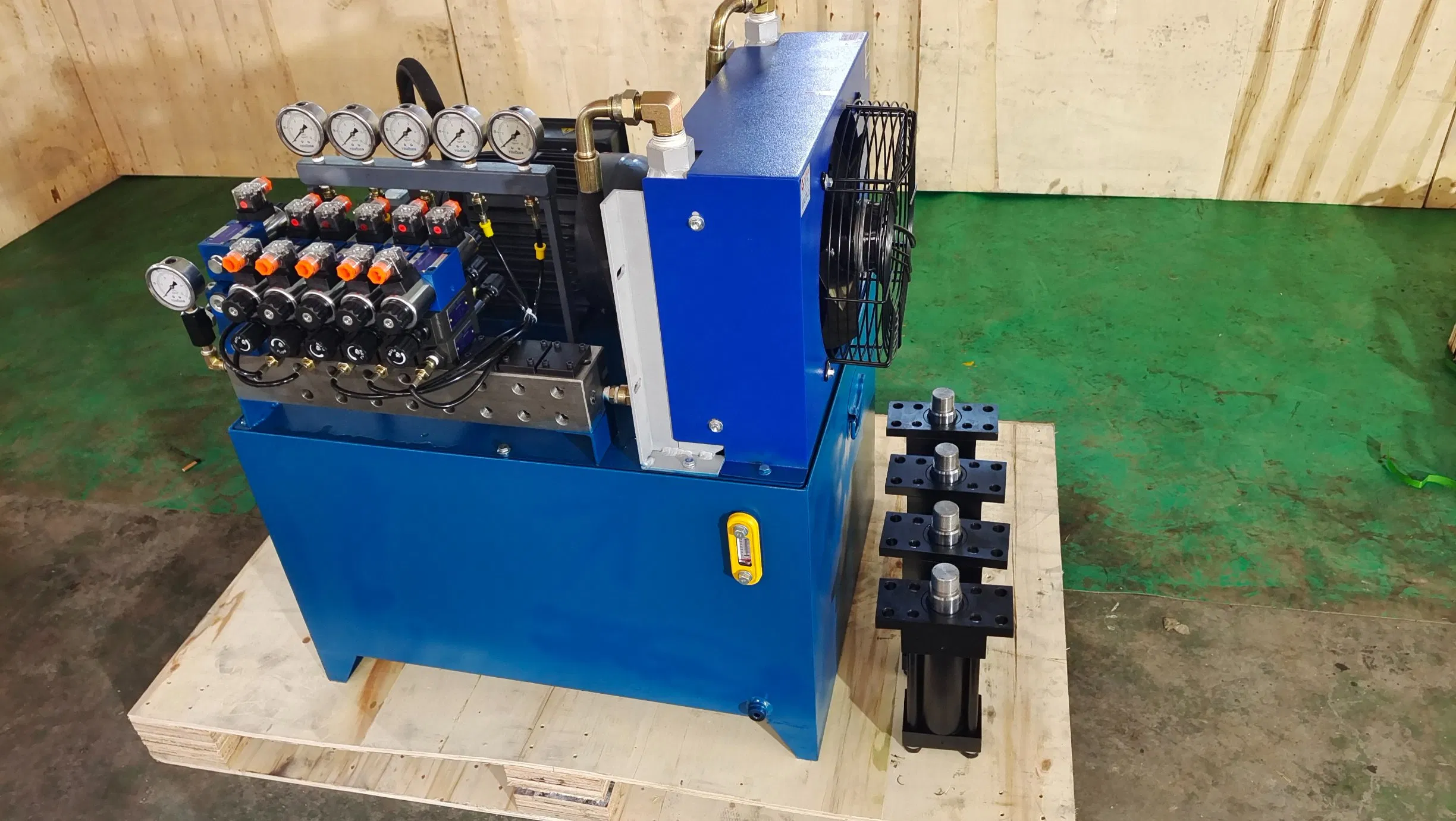 Customized 4kw Hydraulic Power Station High-Pressure High-Flow Hydraulic Power Unit for Container Lifting Heavy Machinery New