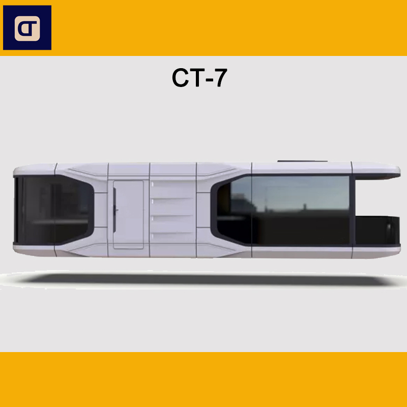 Easy Quick Assembly Custom Outdoor Beautiful Design Living Glass Tiny Container Prefab House