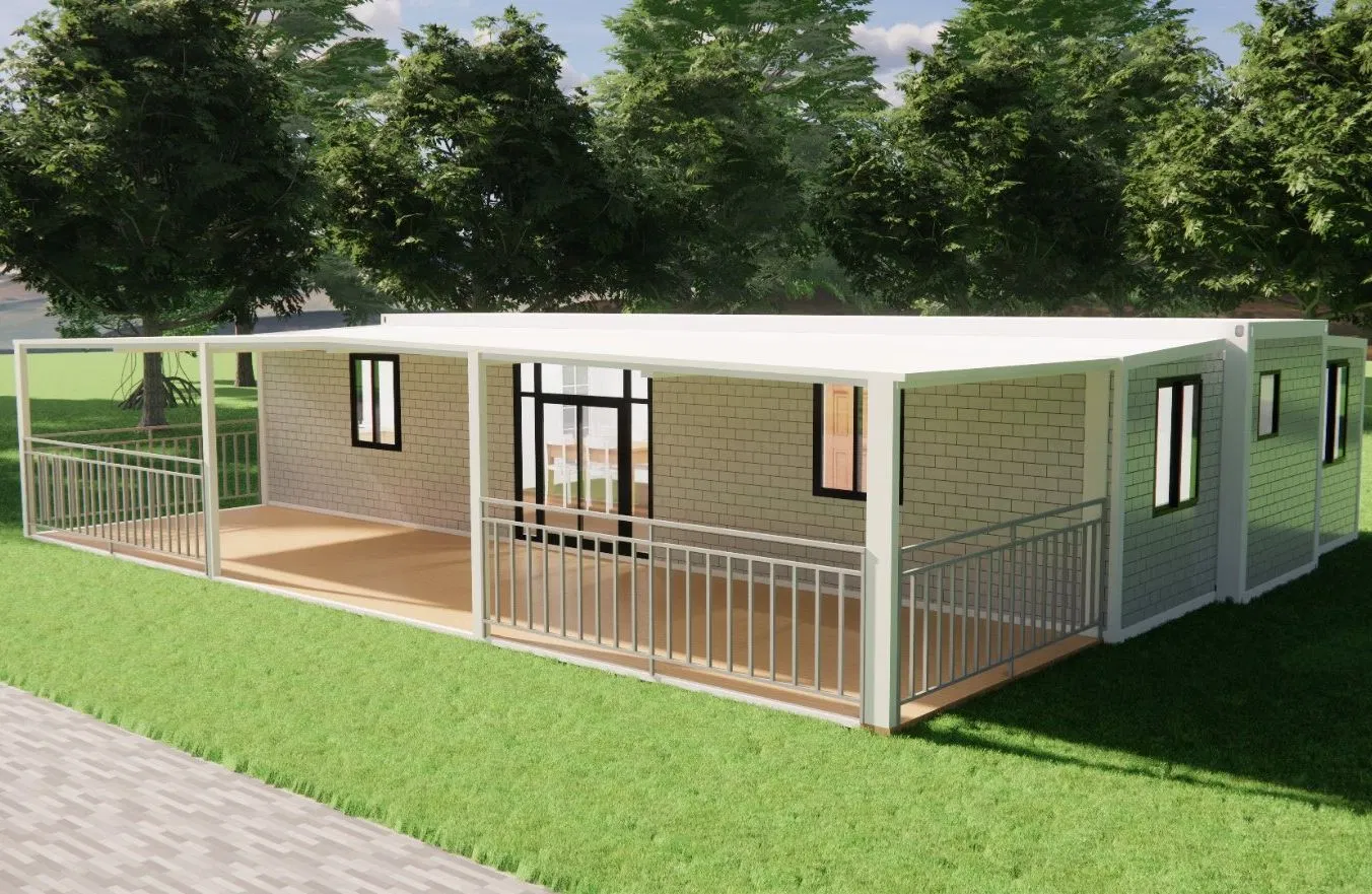 20FT 40FT Expandable Steel Container House 3 Bedrooms Mobile Home Modern Design Eco-Friendly