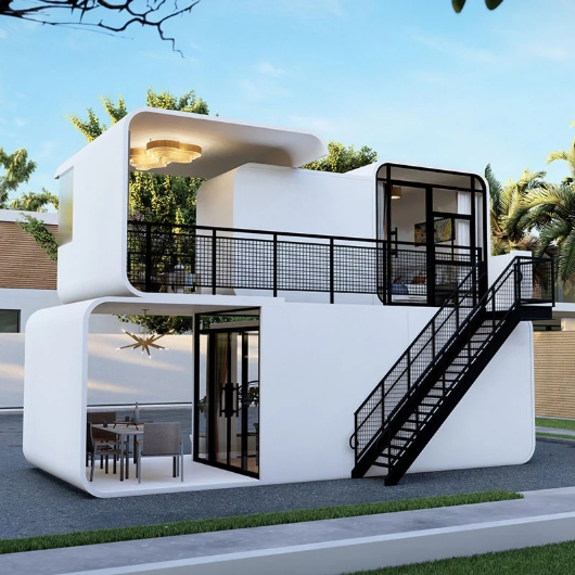 Modular Space Capsule Cabin for Eco-Friendly Resorts and Campsites