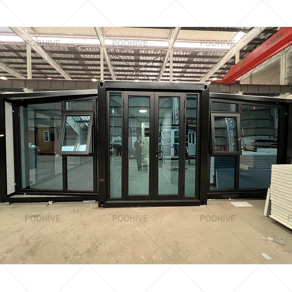 Ready Made 20FT Luxury Modern Prefab Villa House Insulated Portable Expandable Container House 2 Bedrooms Mobile Tiny Home